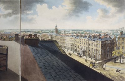 Panoramic view of London, 1792-93 by Robert Barker